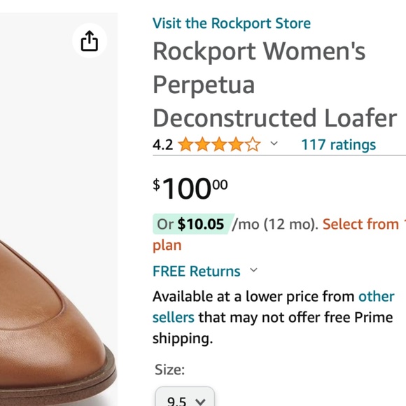 Rockport Women's Loafer in Size 8.5 - Picture 7 of 7